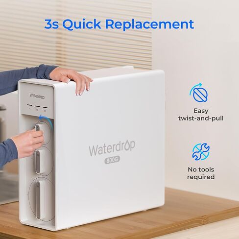 فلتر Waterdrop F1G، بديل لنظام التناضح العكسي X8 وX8-PRO وX12-WCS وX12-Plus، [بدون إضافة معادن]، عمر 12 شهرًا in Saudi Arabia