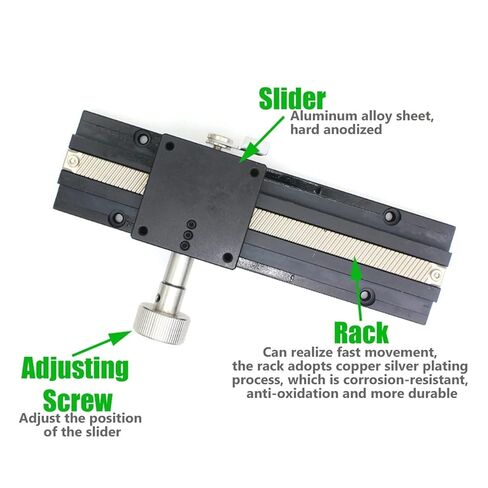 X-axis Long Stroke Dovetail Linear Platform Manual fine-Tuning Slide(LWX40-L100) in Saudi Arabia