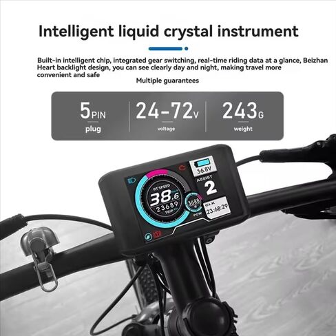 48/72V 45A Dual Mode sine Wave Controller with Color UKC1 Display and Controller Bag,for 1500W-2000W Ebike Motor kit in Saudi Arabia