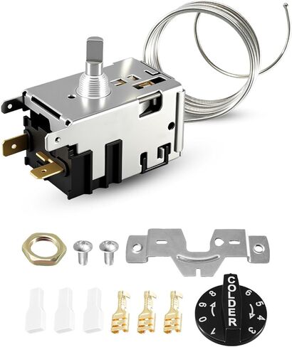 800366 Temp Control Kit Fit for True Refrigeration, Replace 077B6806 077B7172 988282, 76 inches Coil Sensing Thermostat in Saudi Arabia