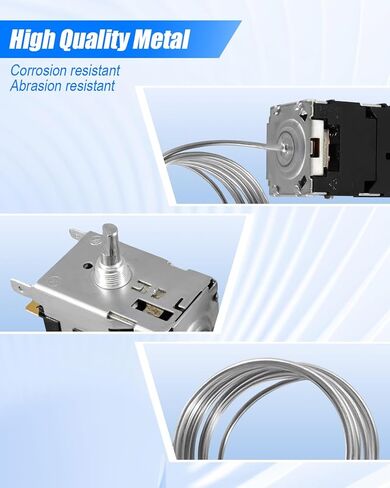 800366 Temp Control Kit Fit for True Refrigeration, Replace 077B6806 077B7172 988282, 76 inches Coil Sensing Thermostat in Saudi Arabia