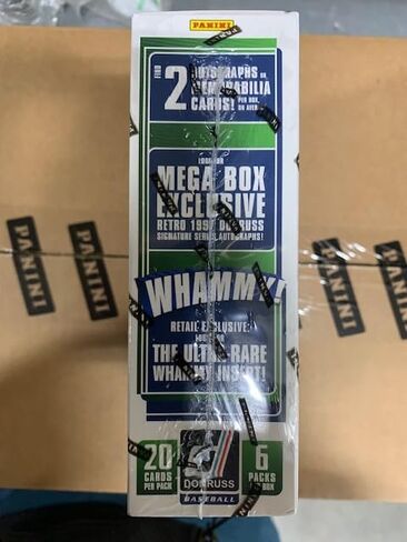 New 2025 Donruss Baseball MEGA Box, 120 Cards, 2 Autograph or Memorabilia Cards Per Box - Chance for Nick Kurtz RC in Saudi Arabia