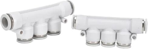 هوائي خرطوم الهواء موصلات PK خمس طرق الإفراج السريع المناسب الأبيض محول دفع في أنبوب 6 مللي متر 8 مللي متر 10 مللي متر 12 مللي متر 1 قطعة (PK8) in Kuwait