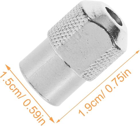 LIFKOME 5pcs M8x0.75 Electric Wrench Chuck Nuts Fastening Nuts for Electric Tool Accessories for Precision Tasks in Saudi Arabia