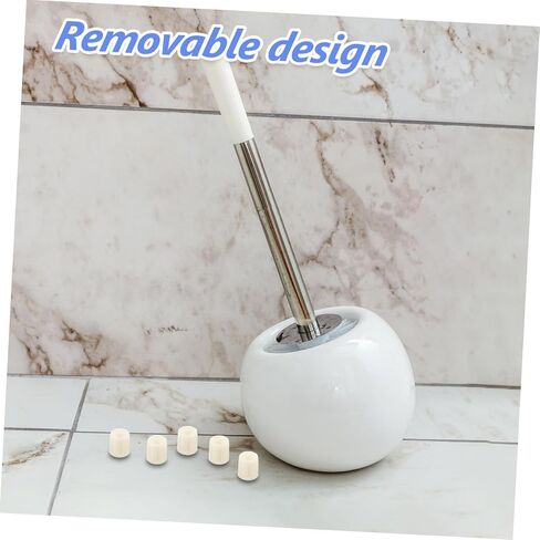 Beavorty 10Pcs Toilet Brush Handle Nuts Lightweight Detachable Screw Plug Nut Parts for Easy Replacement Cleaning Compatible with Various Toilet Brush Heads in Saudi Arabia