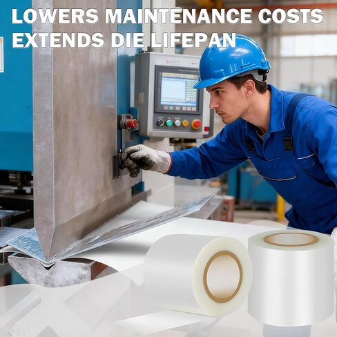 فيلم حماية قالب يوريتان للفرامل - واقي من الخدوش والانبعاج لقوالب تشكيل المعادن - صفائح بولي إيثيلين متينة (4 بوصة × .012 بوصة × 100 بوصة) in Kuwait