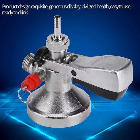 G Type Keg Coupler Stainless Steel Beer Dispenser with Air Valve Premium Brass Structure 304 Stainless Steel Probe for Draft Beer Machine Bar Restaurant Home Use in Saudi Arabia