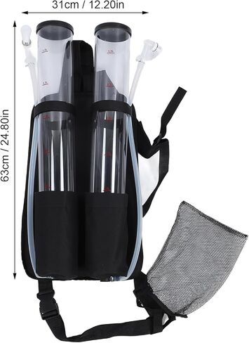 Outdoor Beer Wine Dispenser, Plastic Backpack Drink Dispenser with Dual 3L Tanks for Bar Party Camping Convenient Mixing and Versatile Usage in Saudi Arabia
