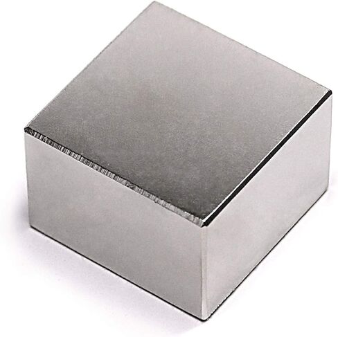 CMS Magnets® N45 مغناطيس النيوديميوم 1-1/2 بوصة × 1-1/2 بوصة × 1 بوصة، عدد 1 in Saudi Arabia