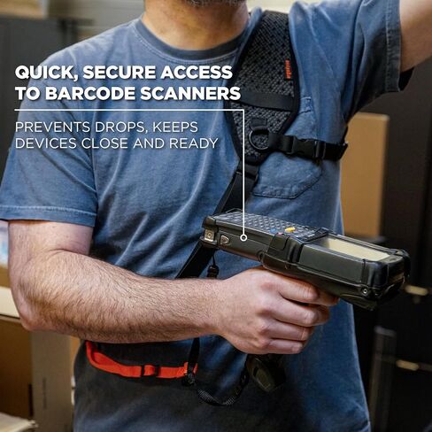 Ergodyne Squids 3143 Barcode Scanner Sling Lanyard - Breakaway Design, Ergonomic Fit, EVA Foam Padding, Adjustable Sling Buckle in Saudi Arabia