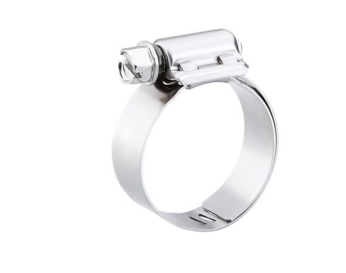Breeze - 9412H Liner Stainless Steel Hose Clamp, Worm-Drive, SAE Size 12, 11/16" to 1-1/4" Diameter Range, 1/2" Bandwidth (Pack of 10) in Saudi Arabia