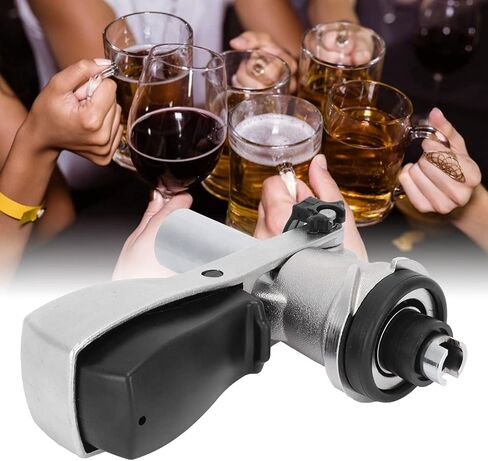 موزع برميل البيرة من النوع G5/8 S، هيكل متين من النحاس والفولاذ المقاوم للصدأ 304، مثالي للحانات والمطاعم، أداة توزيع البيرة سهلة الاستخدام in Kuwait