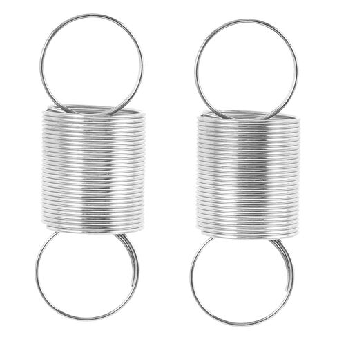 Veemoon 2pcs Stainless Steel Tension Springs Heavy Duty Spring Replacement Dual Hooks Small for Experiments in Saudi Arabia