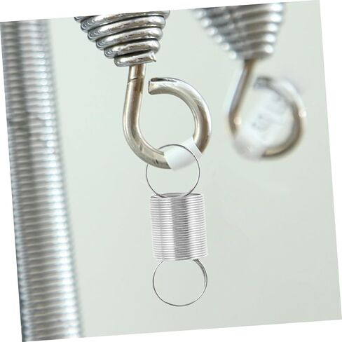 Veemoon 2pcs Stainless Steel Tension Springs Heavy Duty Spring Replacement Dual Hooks Small for Experiments in Saudi Arabia