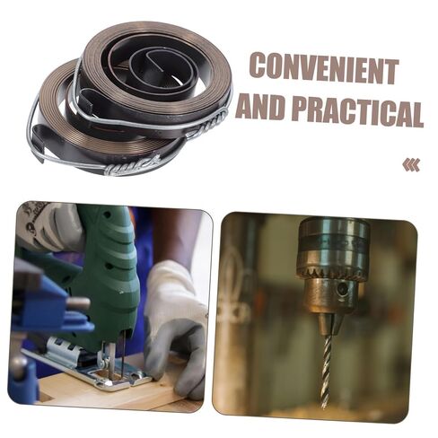 2pcs Drill Press Return Spring Assembly Quill Coil Spring for Precision Machining Compatible with Drill Press and Milling Machines for Mechanical and Automotive Applications in Saudi Arabia