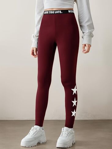 Girls High Waist Yoga Pants Stretch Gym Leggings Soft Workout Tights for Sports & Dance in Saudi Arabia