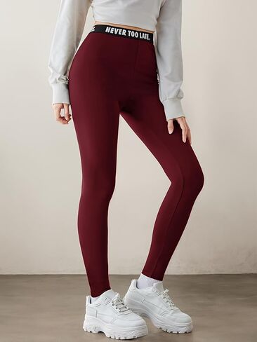 Girls High Waist Yoga Pants Stretch Gym Leggings Soft Workout Tights for Sports & Dance in Saudi Arabia