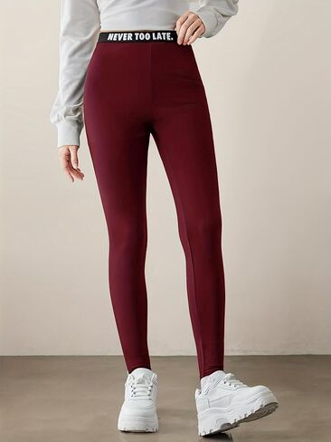 Girls High Waist Yoga Pants Stretch Gym Leggings Soft Workout Tights for Sports & Dance in Saudi Arabia