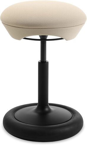Topstar SITNESS HOP Ergonomic Stool with Three-Dimensional Movement Sitness Technology Made in Germany Colour: Black/Beige in Saudi Arabia