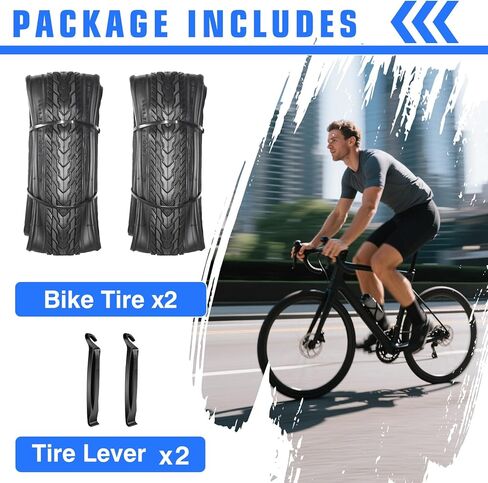 28 Inch Bike Tires, 28 X 1.75 Replacement Tires for Mountain Beach Cruiser Bike in Saudi Arabia