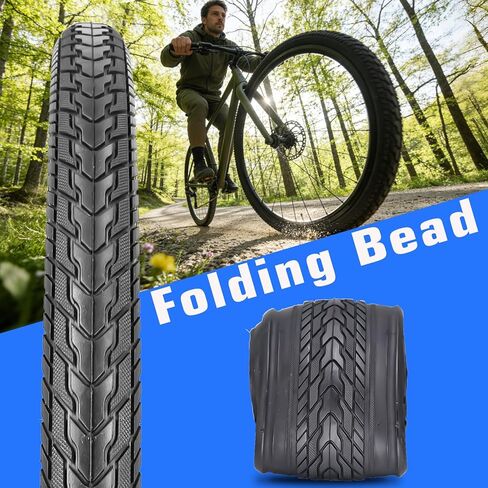 28 Inch Bike Tires, 28 X 1.75 Replacement Tires for Mountain Beach Cruiser Bike in Saudi Arabia