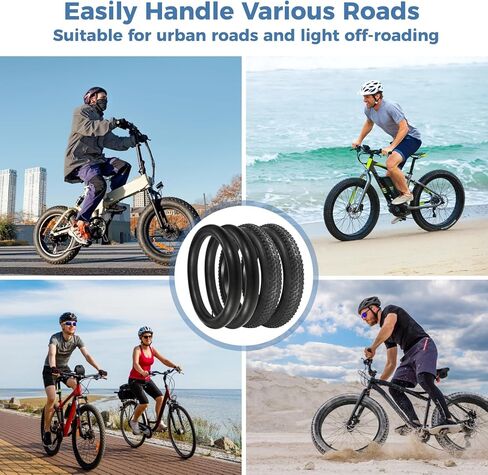 20 x 3.0 in Fat Bike Tires & Tubes, 20 Inch Fat Tire Folding Tires, 76-406 20x3.0 Ebike Tires with Levers, 20x 3.0 Electric Bike Tire for Mountain Bikes & Ebikes in Saudi Arabia