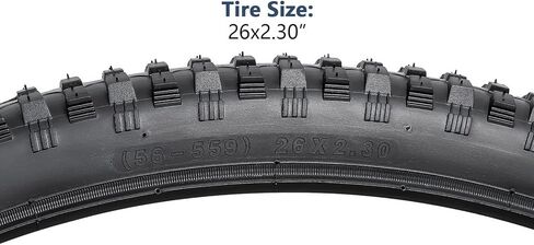 YUNSCM 2-PCS 26" Mountain Bike Tires 26x2.30 56-559 Compatible with Off Road Bike 26x2.30 26x2.35 Bicycle Tires(Y-698) in Saudi Arabia
