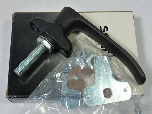 Southco 92-32-521 Cam Latch L-Handle, Turn Counterclockwise to Latch/Lock, Short Cam, Zinc Alloy, Powder Coat, Black in Saudi Arabia