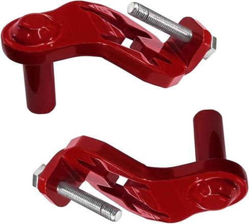 Pair of T Post Hinge Pins for Hanging Gates from Metal Supports in Garden Area, Red in Saudi Arabia
