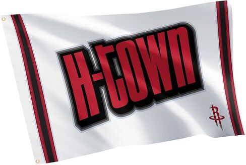 Desert Cactus Houston Rockets Flag NBA 100% Polyester Indoor Outdoor 3x5 feet National Basketball Association Team Flags (Flag City Edition 24-25 A) in Saudi Arabia