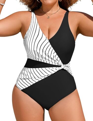 زائد حجم قطعة واحدة ملابس السباحة النساء المايوه البطن التحكم رفع متواضع مايوهات السباحة الأشرطة قابل للتعديل XL-5XL in Kuwait