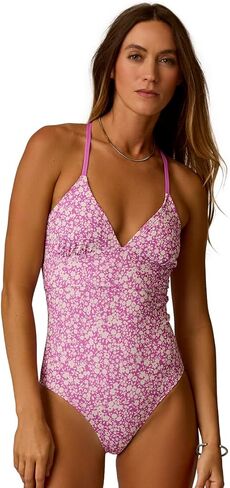 Dahlia One Piece Swimsuit, Fleur w. Violet, LG in Saudi Arabia