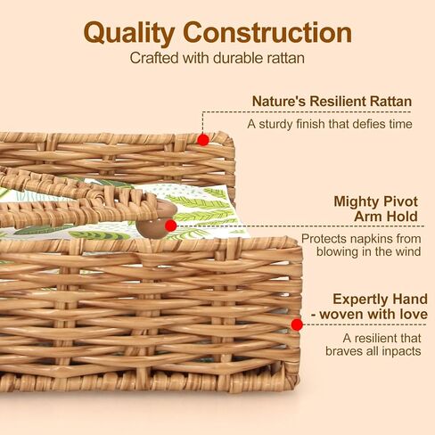 حامل مناديل مرجح، حامل مناديل الروطان للمطبخ، حامل مناديل الكوكتيل، حامل مناديل المزرعة، لطاولة الحمام، سلة الخوص، صينية منسوجة، حامل مناشف الضيوف مع وزن in Kuwait