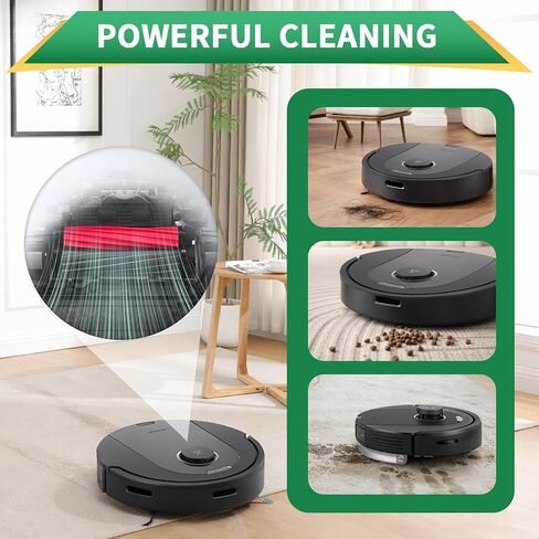 4 عبوات بديلة للفرشاة الرئيسية المزدوجة لـ Roborock S8، S8+، S8 Pro Ultra، Q8 Max، Q8 Max+، Q5 Max+، Q5 Pro، Q5 Pro+ Robot Vacuum Cleaner، مجموعة فرش دوارة مطاطية in Kuwait