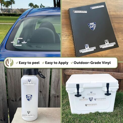 Desert Cactus Johns Hopkins University Sticker Blue Jays JHUr Vinyl Decals Laptop Water Bottle Car Scrapbook Sheet T2 (Type 2-3) in Saudi Arabia