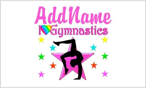Gymnast Girl Decal Vinyl Bumper Sticker 5" in Saudi Arabia