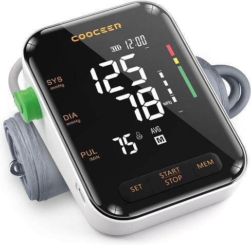 Automatic Blood Pressure Monitor: X8 Digital Blood Pressure Machine Upper arm for Home use with Adjustable BP Cuff(8.7-16.5") - Large Backlit Display (Black) in Saudi Arabia