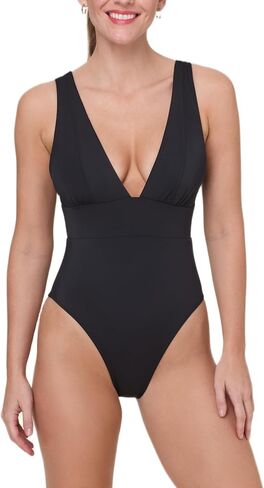 Andie Swim Women’s Mykonos One Piece Swimsuit – Compressive Bathing Suit, Tummy Control, Cheeky Coverage, Regular Torso Fit in Kuwait