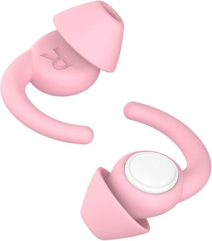 Afflatus Kids Ear Plugs for Sleeping and Small Ear Canls, Age 10-17, Comfort Earplugs for Small Ears, Sleep, Noise Reduction, Concerts, Reusable, Washable (Size S, Pairs*2) (Pink-small2) in Saudi Arabia