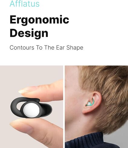 Afflatus Kids Ear Plugs for Sleeping and Small Ear Canls, Age 10-17, Comfort Earplugs for Small Ears, Sleep, Noise Reduction, Concerts, Reusable, Washable (Size S, Pairs*2) (Pink-small2) in Saudi Arabia