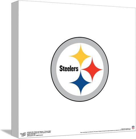 Trends International Gallery Pops NFL Pittsburgh Steelers - Primary Mark Wall Art Wall Poster, 12.00" x 12.00", Unframed Version in Saudi Arabia
