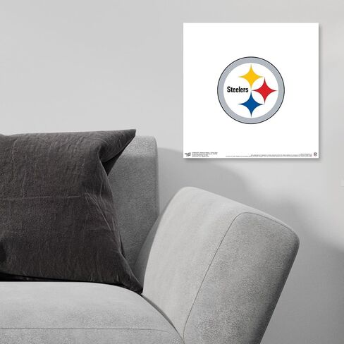 Trends International Gallery Pops NFL Pittsburgh Steelers - Primary Mark Wall Art Wall Poster, 12.00" x 12.00", Unframed Version in Saudi Arabia