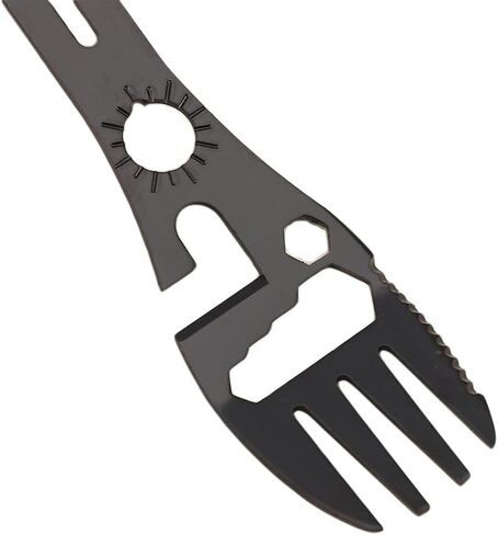 10-in-1 Stainless Steel Black Multi-Tool Opener – Ultimate Outdoor Companion with Bottle Opener, Can Opener, and More in Saudi Arabia