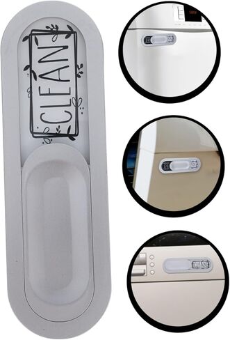 jojofuny Clean Dirty Sign for Dishwasher Reversible Kitchen Indicator Hold Non-Scratch Design for Easy Manual Switching for Home Organization in Saudi Arabia