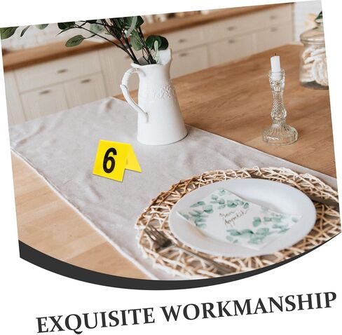 Compact Table Numbers Set 10pcs Laminated Marker Cards for Restaurant Wedding Business Events in Saudi Arabia