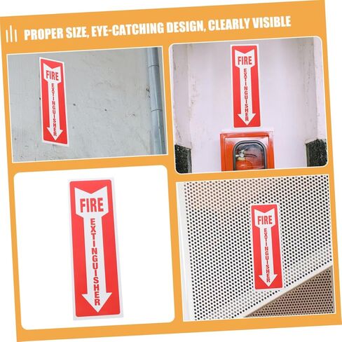 10pcs Stickers Self-adhesive Safety Signs for Retail Office and Restaurant Use and Bright Markings in Saudi Arabia