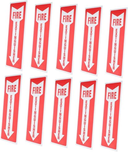 10pcs Stickers Self-adhesive Safety Signs for Retail Office and Restaurant Use and Bright Markings in Saudi Arabia