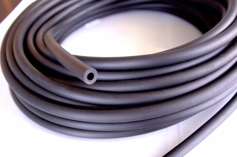1/8" ID x 5/16" OD - 100 ft roll - Santoprene Tubing, SantopSeal Thermoplastic Rubber Black Chemical Resistant flexible hose 64A, Low pressure rubber tubing in Saudi Arabia