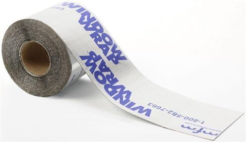 غلاف النافذة PSX 20 غشاء مقاوم للماء ذاتي الالتصاق - شريط وامض للنوافذ والأبواب - 4 بوصة × 67 بوصة in Kuwait