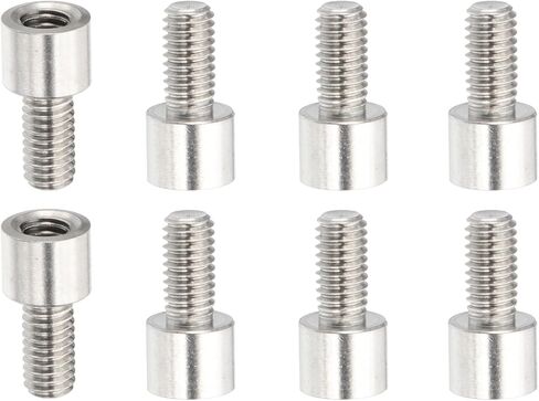 PATIKIL 8pcs M3x12+6mm Male Female Standoff Extension Posts Screws, Stainless Steel Thread Standoff Spacer for PCB Quadcopter Drone in Saudi Arabia